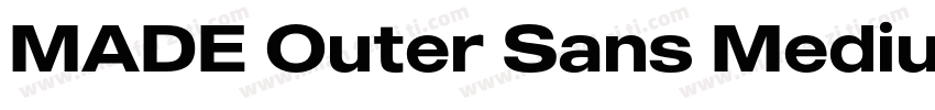 MADE Outer Sans Medium字体转换